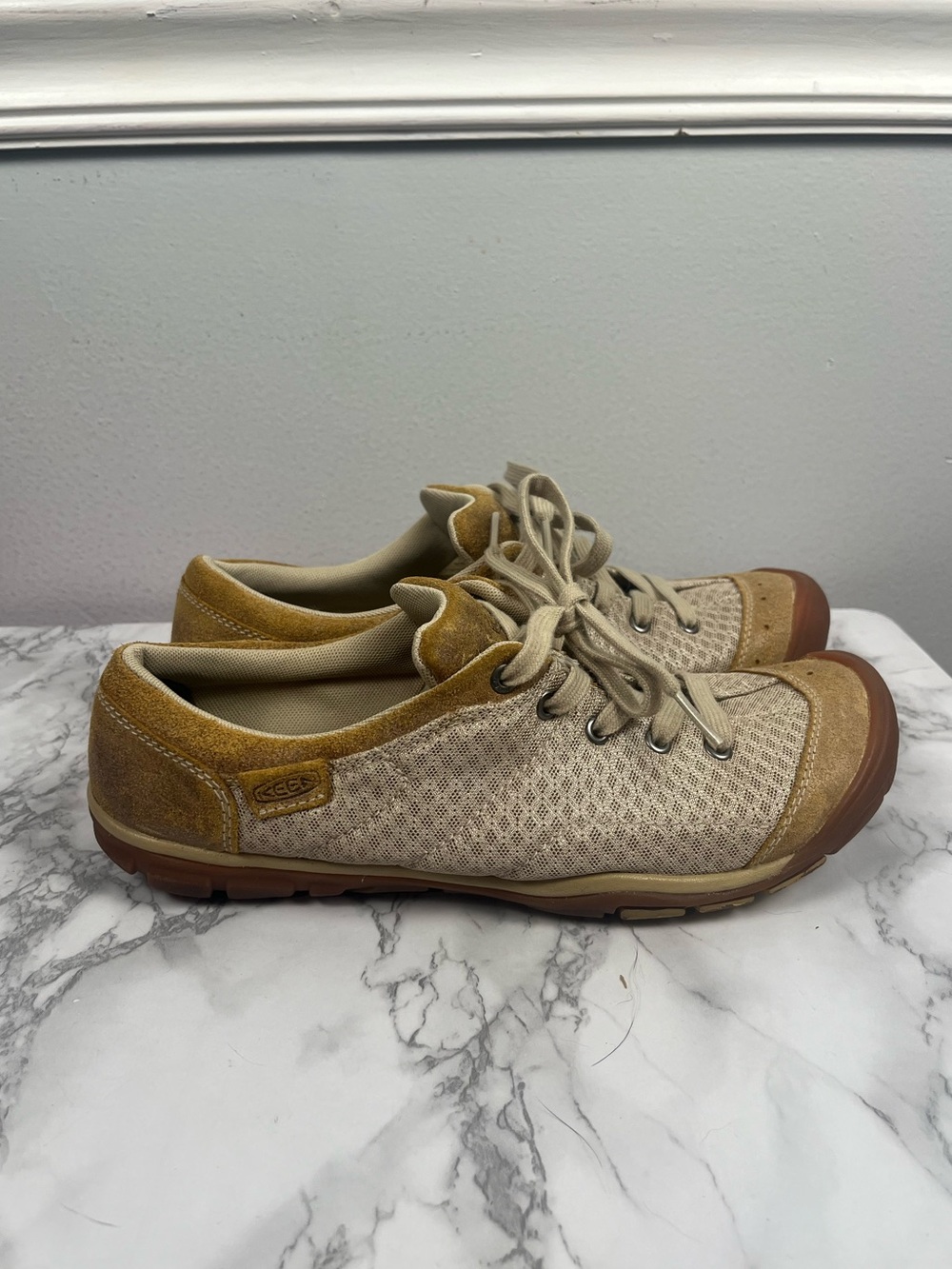 KEEN Women's Mercer Lace II Latte Trekker Trail Hiking Shoes size 9